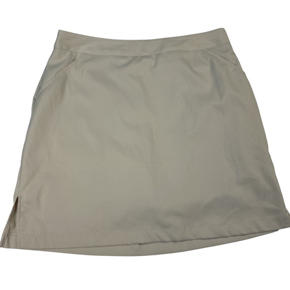 Coral‎ Bay Golf Pickle Ball Skort Size 8 Tan Performance Stretch Skirt Shorts - Picture 1 of 5